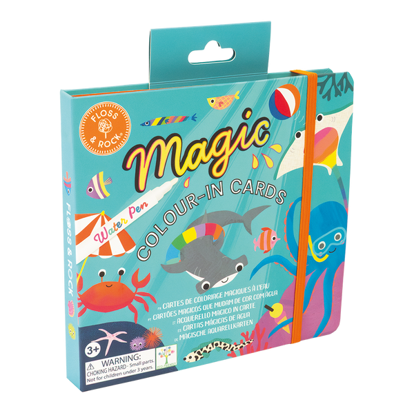 Floss & Rock Magic Colour Changing Water Cards – Ocean