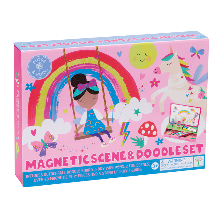 Floss &amp; Rock Magnetic Scene &amp; Doodle Set – Rainbow Fairy