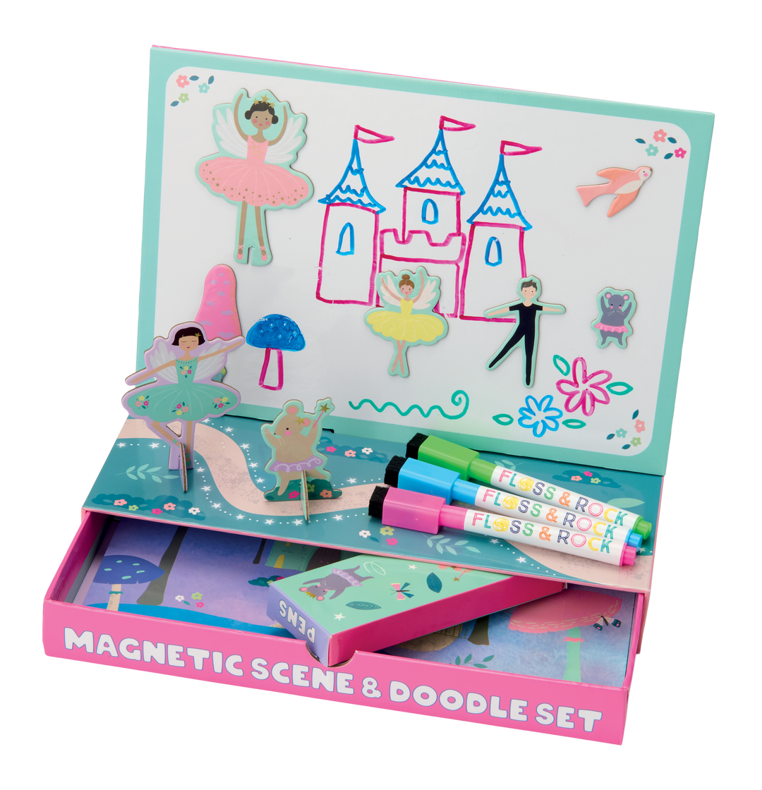 Floss &amp; Rock Magnetic Scene &amp; Doodle Set – Enchanted