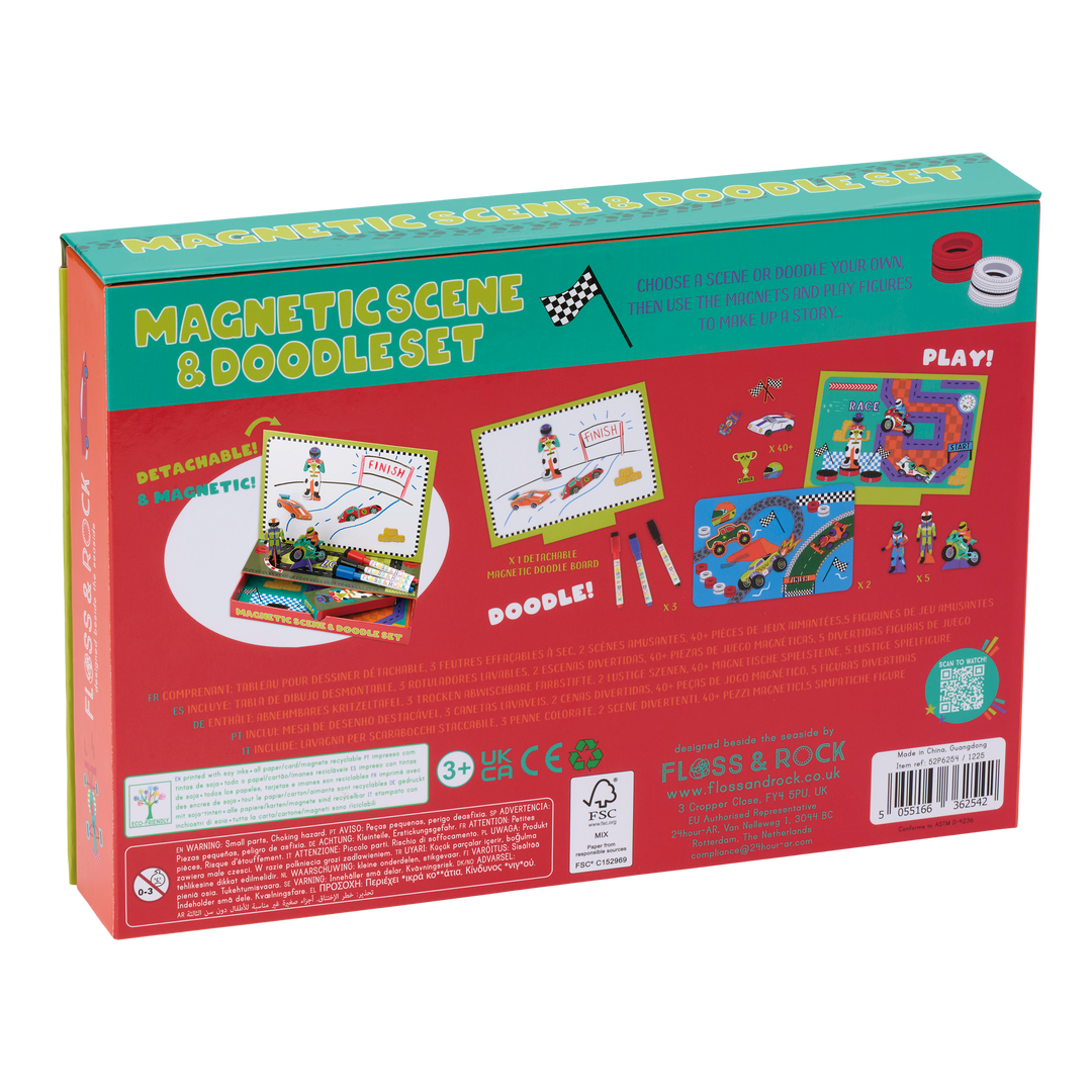 Floss &amp; Rock Magnetic Scene &amp; Doodle Set – Cars