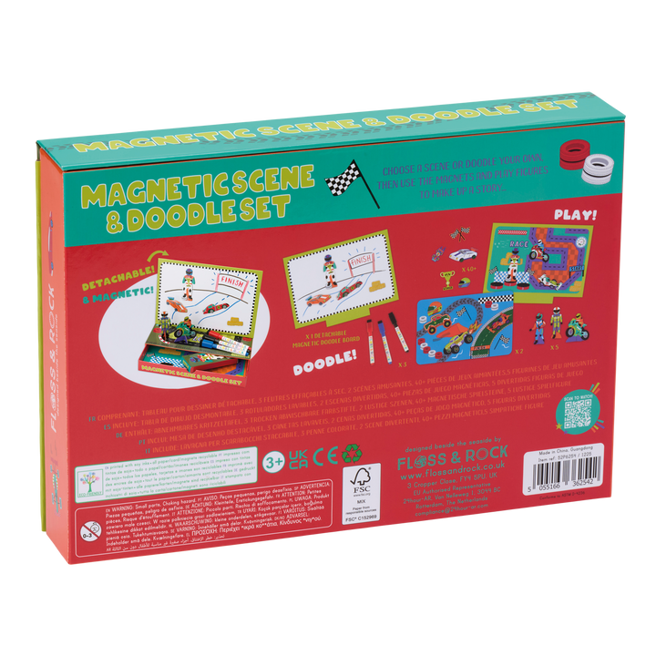 Floss &amp; Rock Magnetic Scene &amp; Doodle Set – Cars