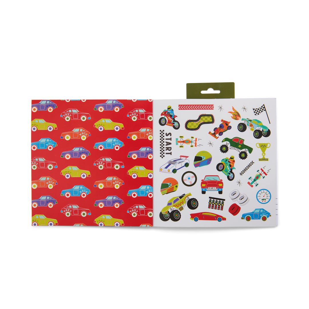 Floss &amp; Rock Scribble Sniffs My Colouring Book &amp; Stickers – Cars