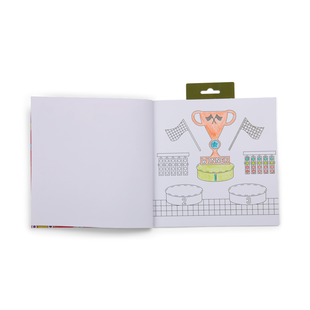 Floss &amp; Rock Scribble Sniffs My Colouring Book &amp; Stickers – Cars