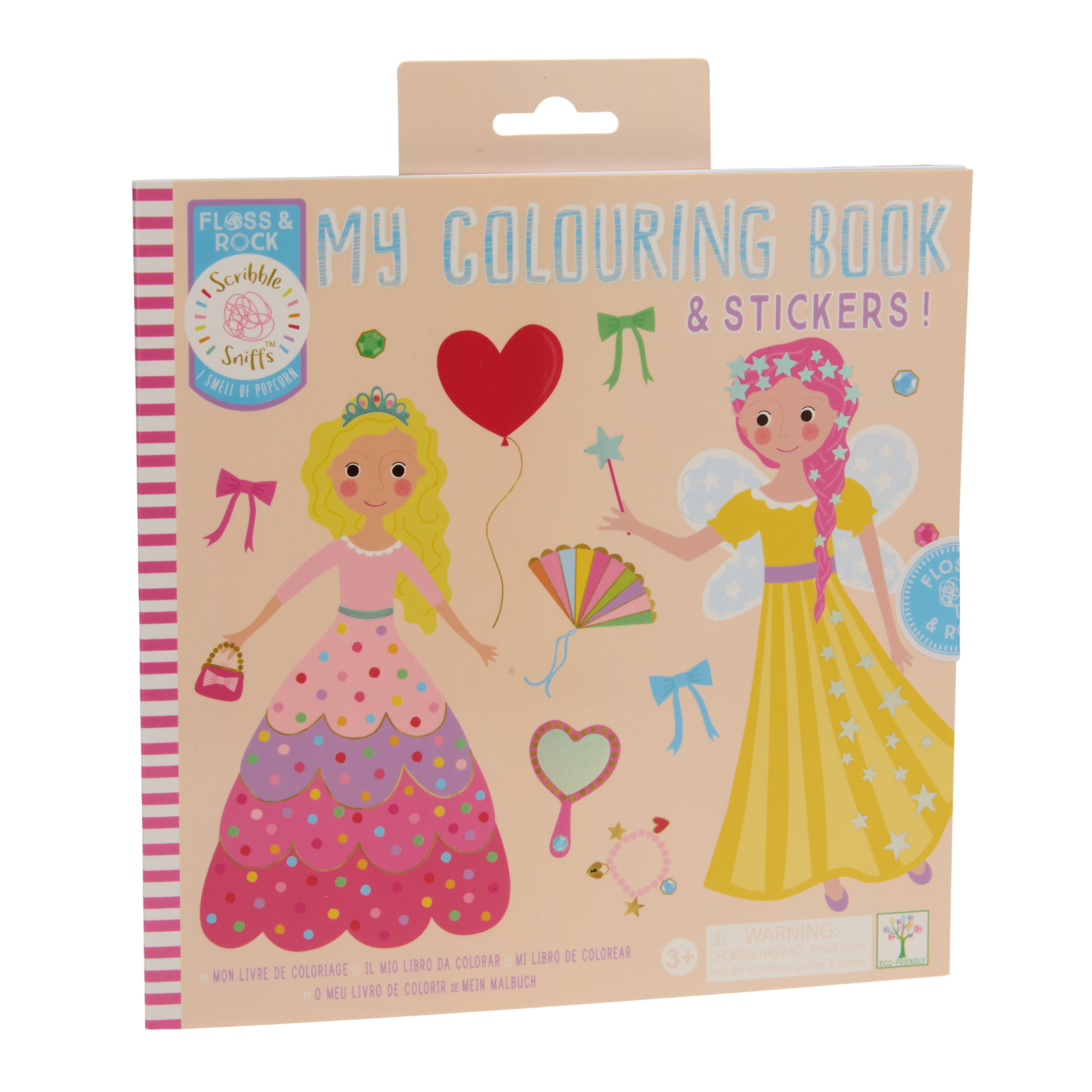 Floss & Rock Scribble Sniffs My Colouring Book & Stickers – Princess