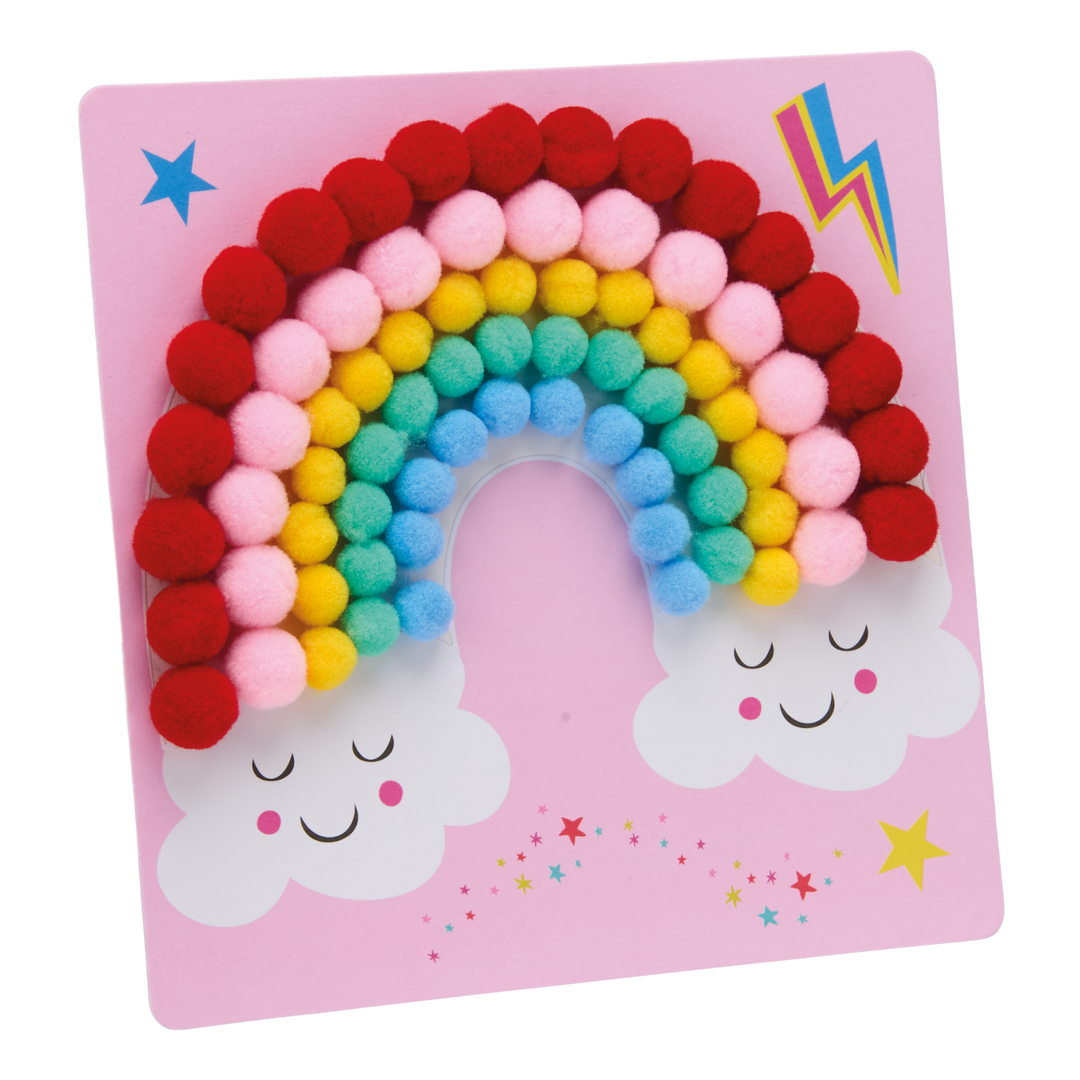 Floss &amp; Rock Pom Pom Art – Rainbow Fairy
