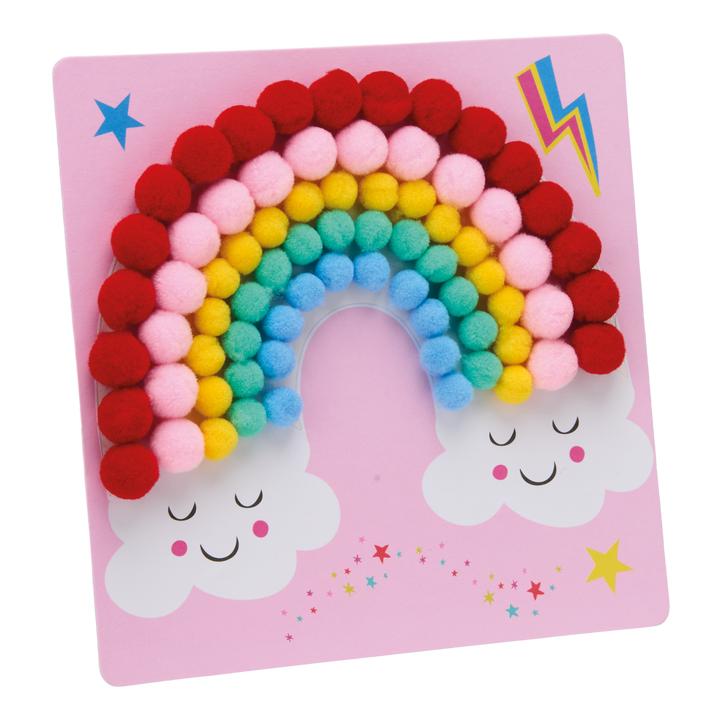 Floss &amp; Rock Pom Pom Art – Rainbow Fairy