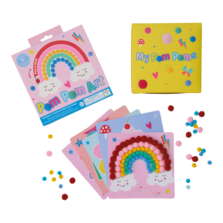 Floss &amp; Rock Pom Pom Art – Rainbow Fairy