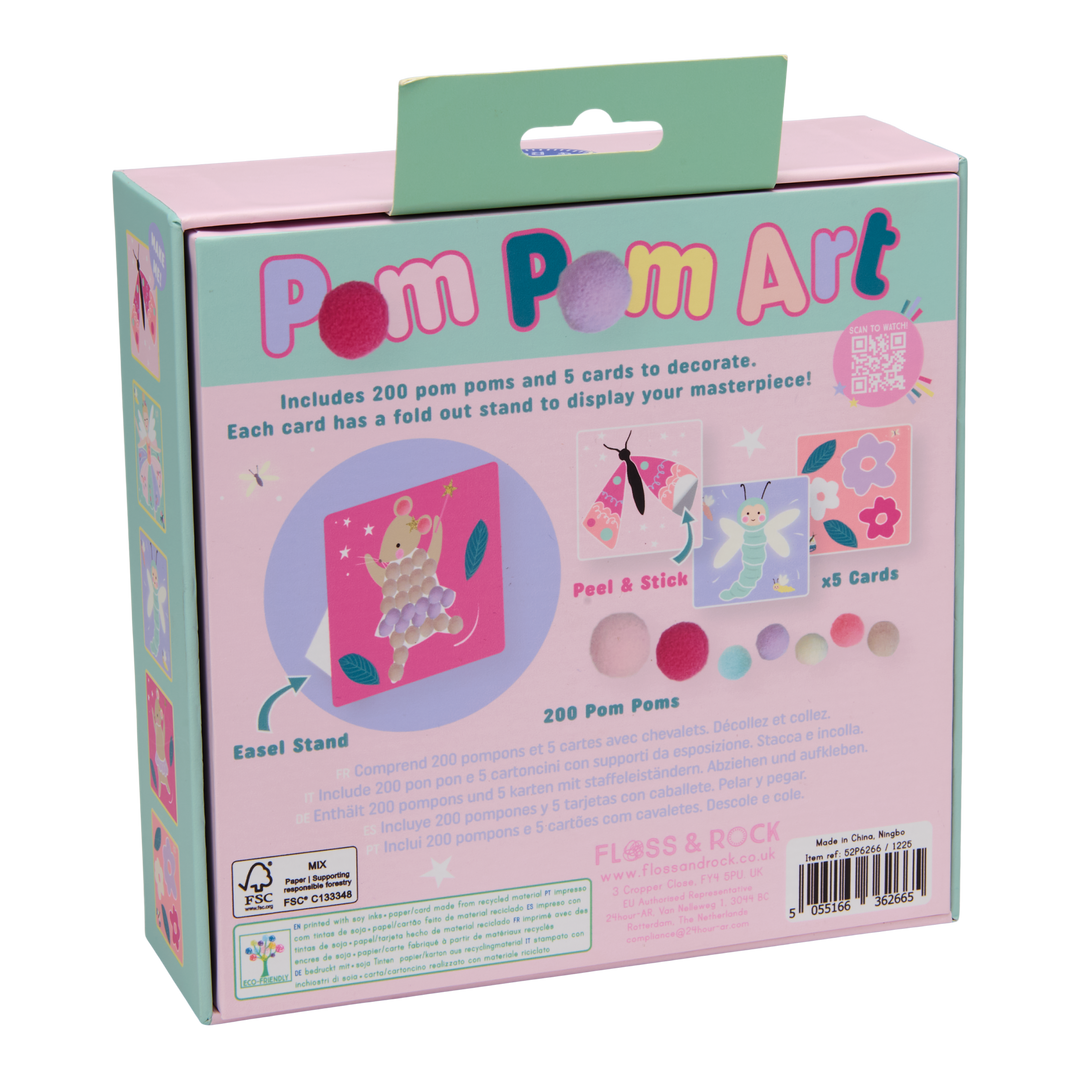 Floss &amp; Rock Pom Pom Art – Enchanted