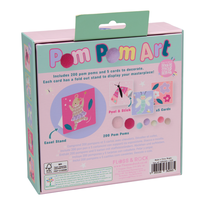 Floss &amp; Rock Pom Pom Art – Enchanted