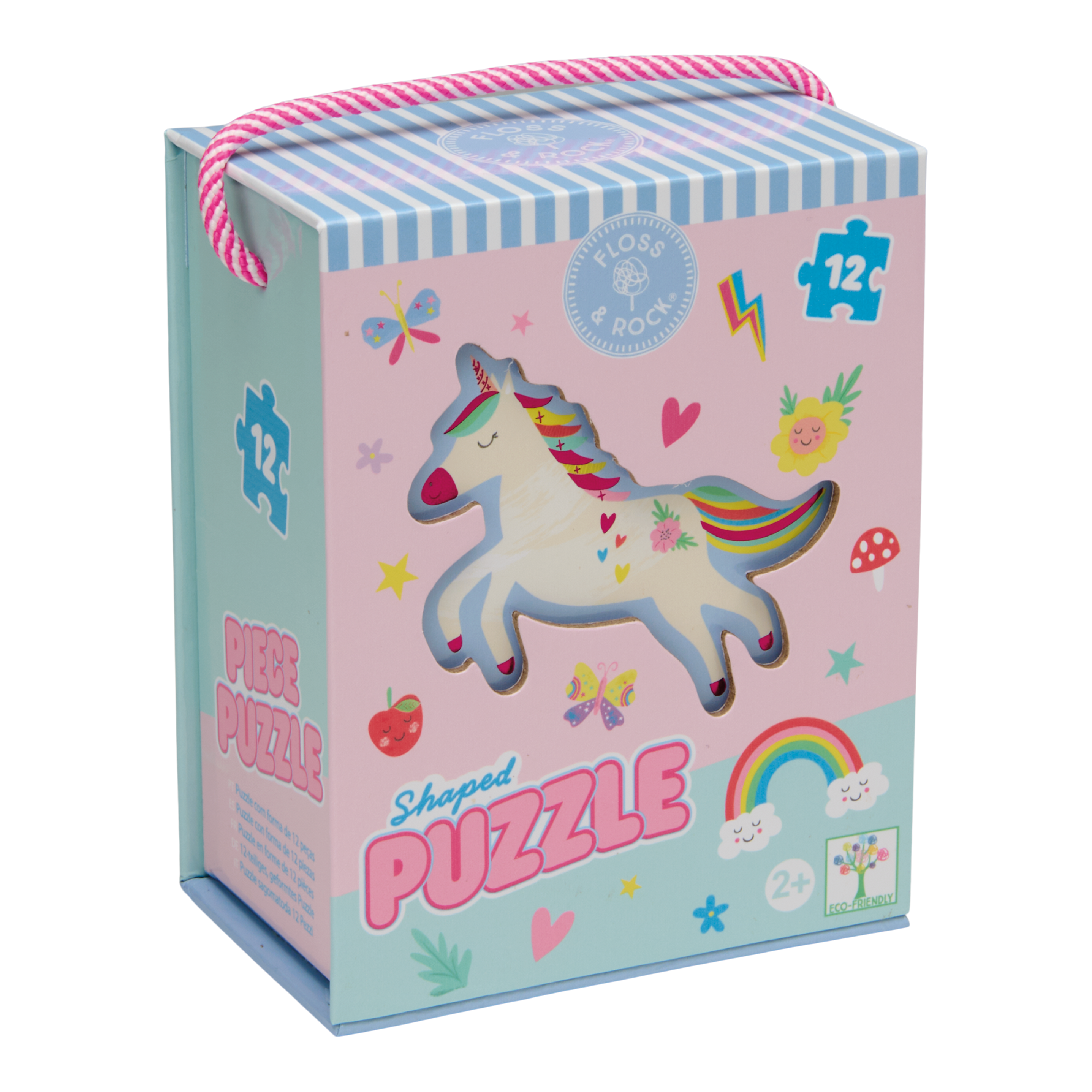 Floss & Rock Shaped Puzzle – Rainbow Fairy (12 Piece)