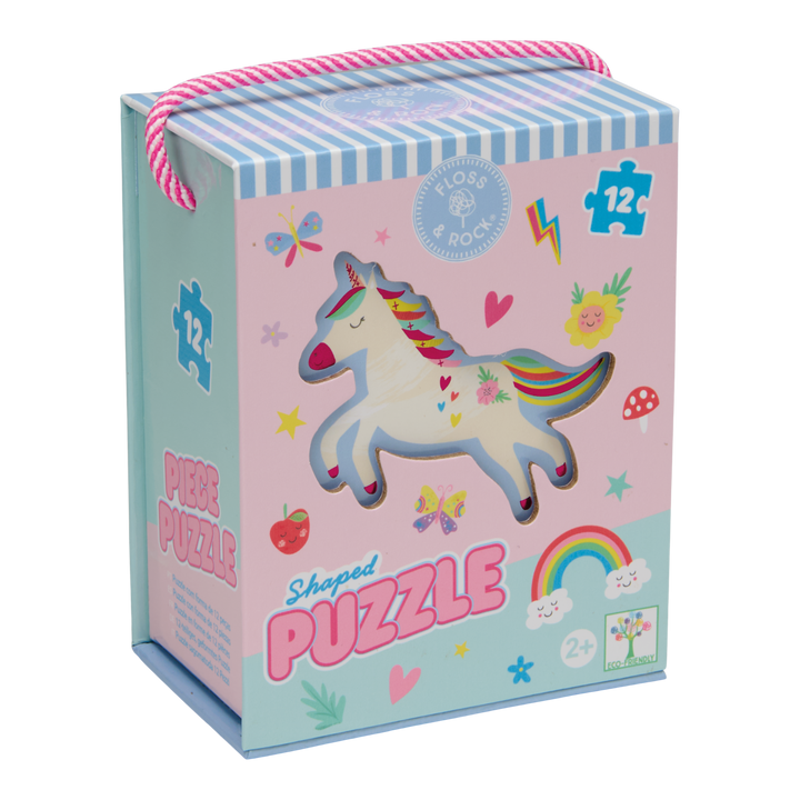 Floss &amp; Rock Shaped Puzzle – Rainbow Fairy (12 Piece)