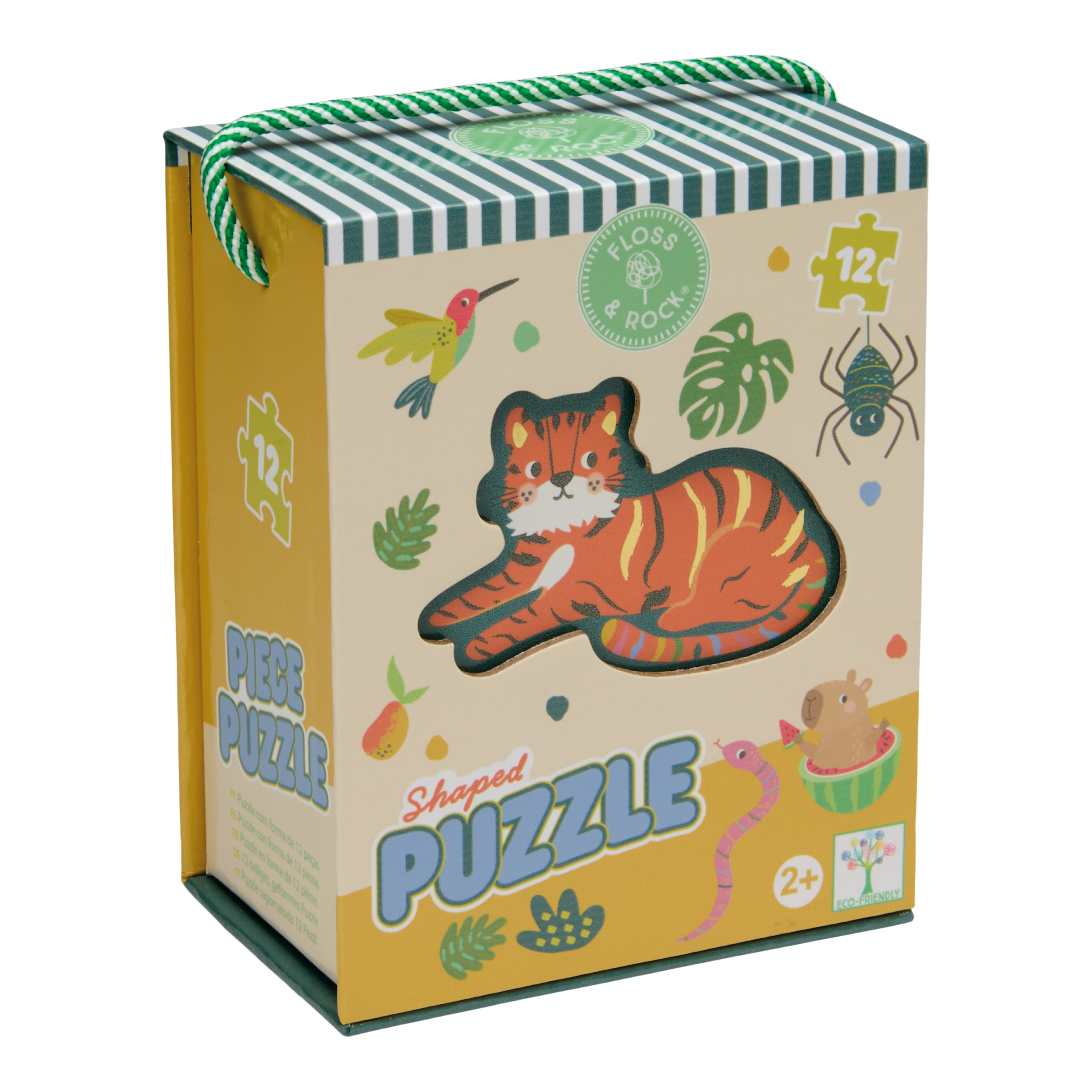 Floss & Rock Shaped Puzzle – Jungle (12 Piece)