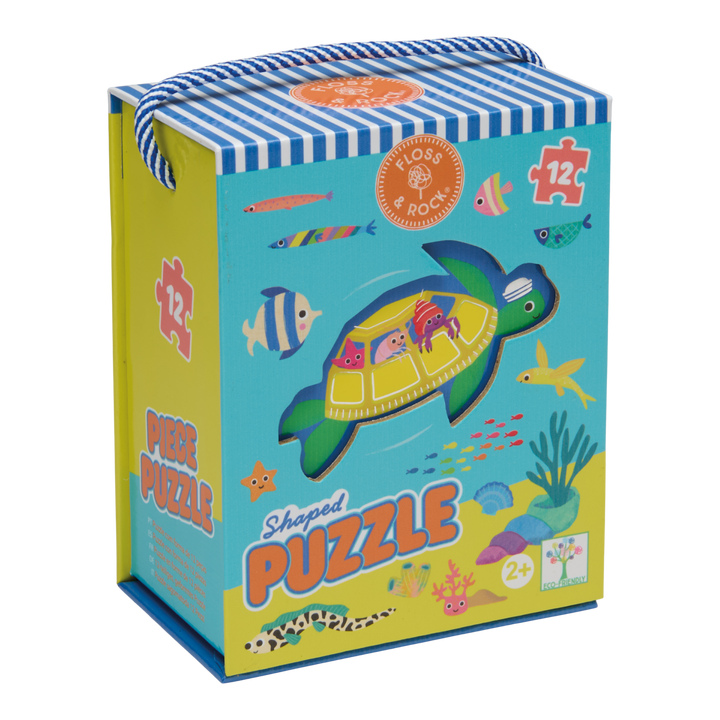 Floss &amp; Rock Shaped Puzzle – Ocean (12 Piece)
