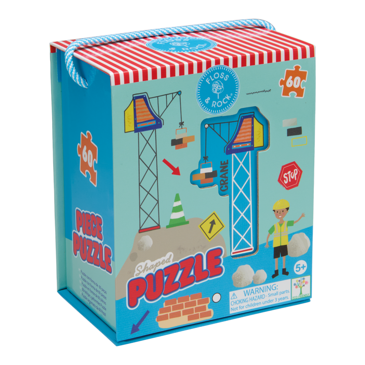 Floss &amp; Rock Shaped Puzzle – Construction (60 Piece)