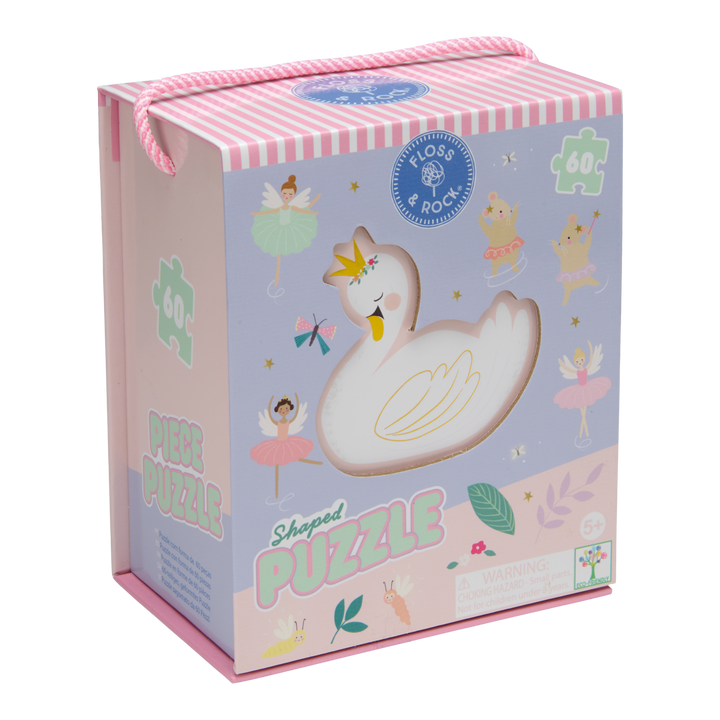 Floss &amp; Rock Shaped Puzzle – Enchanted (60 Piece)
