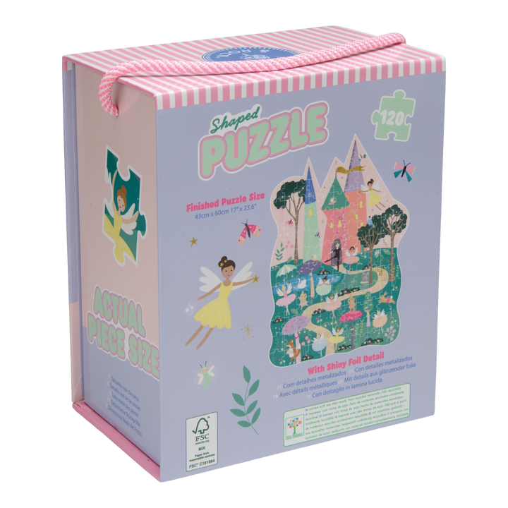 Floss &amp; Rock Shaped Puzzle – Enchanted (120 Piece)