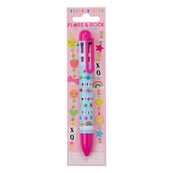Floss &amp; Rock Six Colour Pen – Friendship