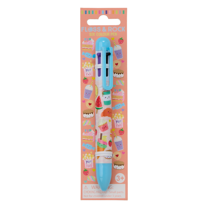 Floss &amp; Rock Six Colour Pen – Sweet Treats
