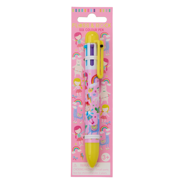 Floss &amp; Rock Six Colour Pen – Rainbow Fairy