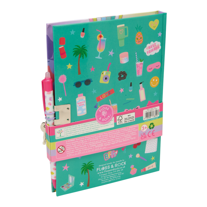 Floss &amp; Rock Lockable Diary &amp; Pen – Fashion Friends
