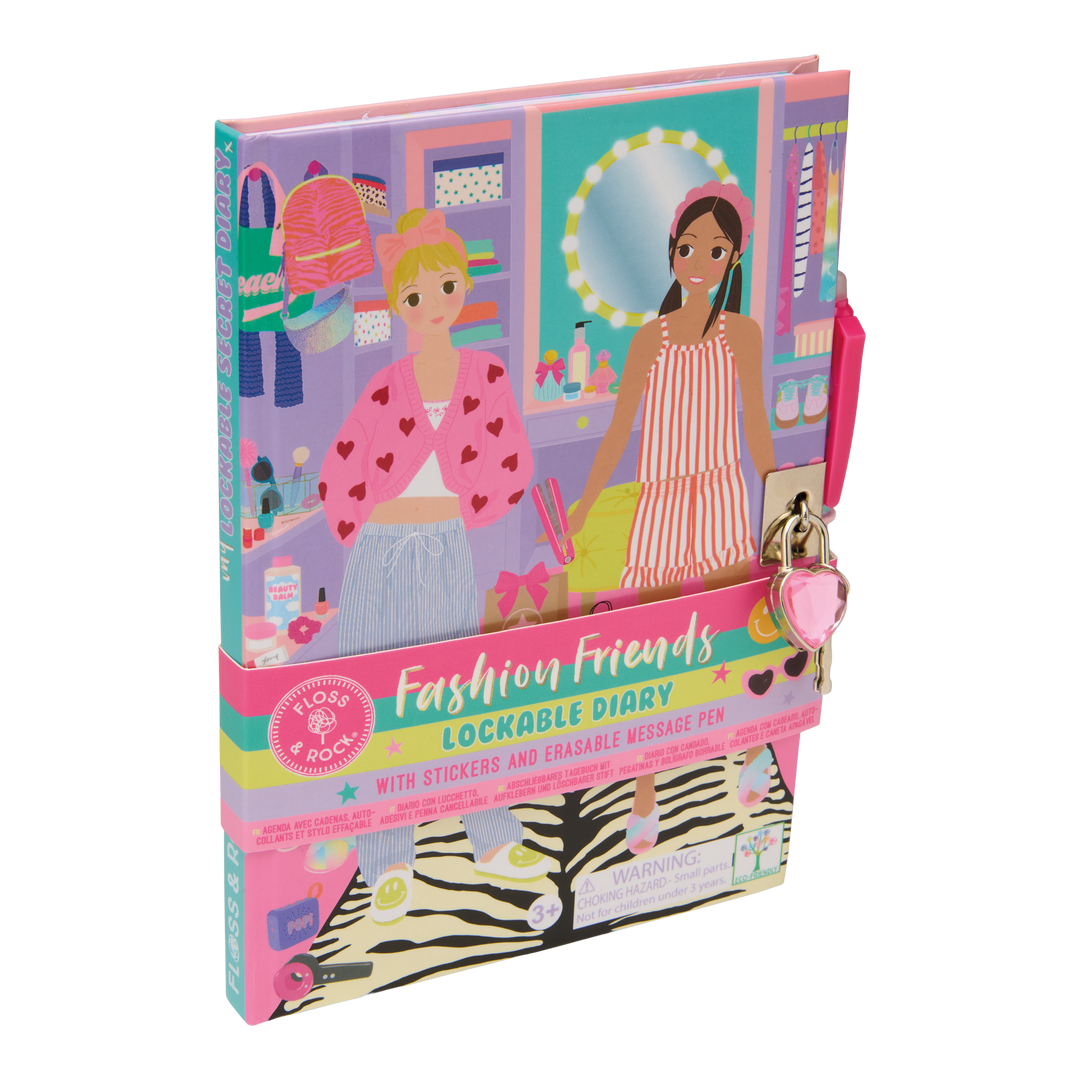 Floss &amp; Rock Lockable Diary &amp; Pen – Fashion Friends