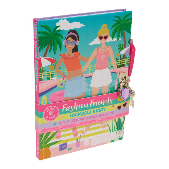 Floss &amp; Rock Lockable Diary &amp; Pen – Fashion Friends