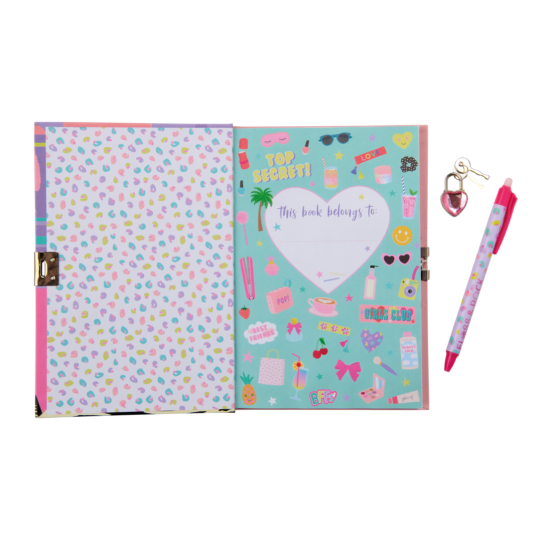 Floss &amp; Rock Lockable Diary &amp; Pen – Fashion Friends
