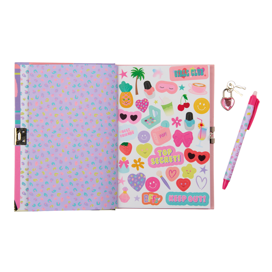Floss &amp; Rock Lockable Diary &amp; Pen – Fashion Friends