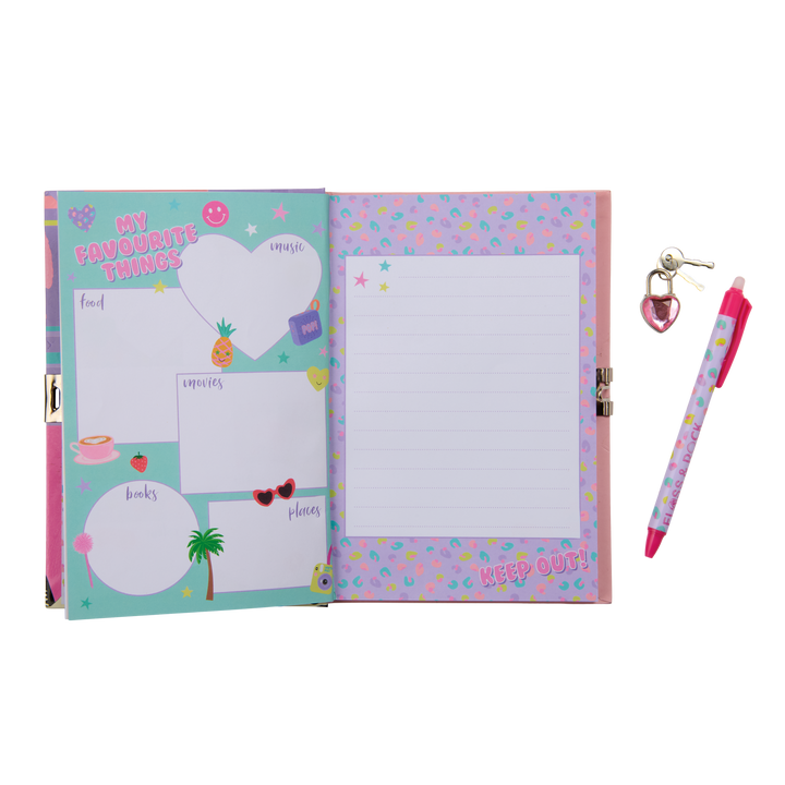 Floss &amp; Rock Lockable Diary &amp; Pen – Fashion Friends
