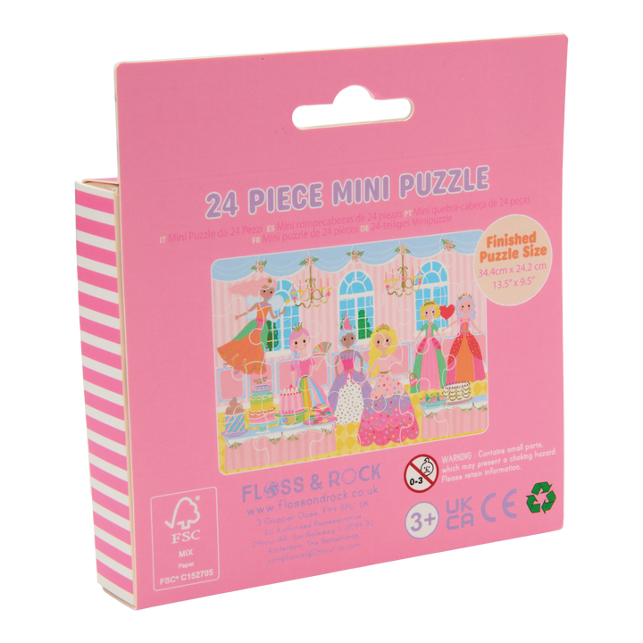 Floss &amp; Rock Mini Puzzle – Princess (24 Piece)