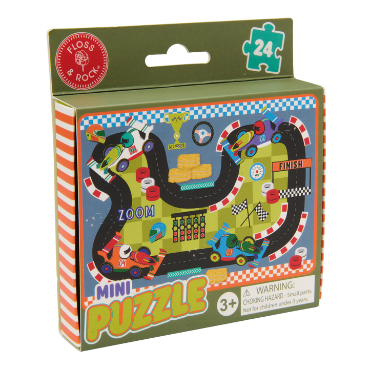 Floss &amp; Rock Mini Puzzle – Cars (24 Piece)