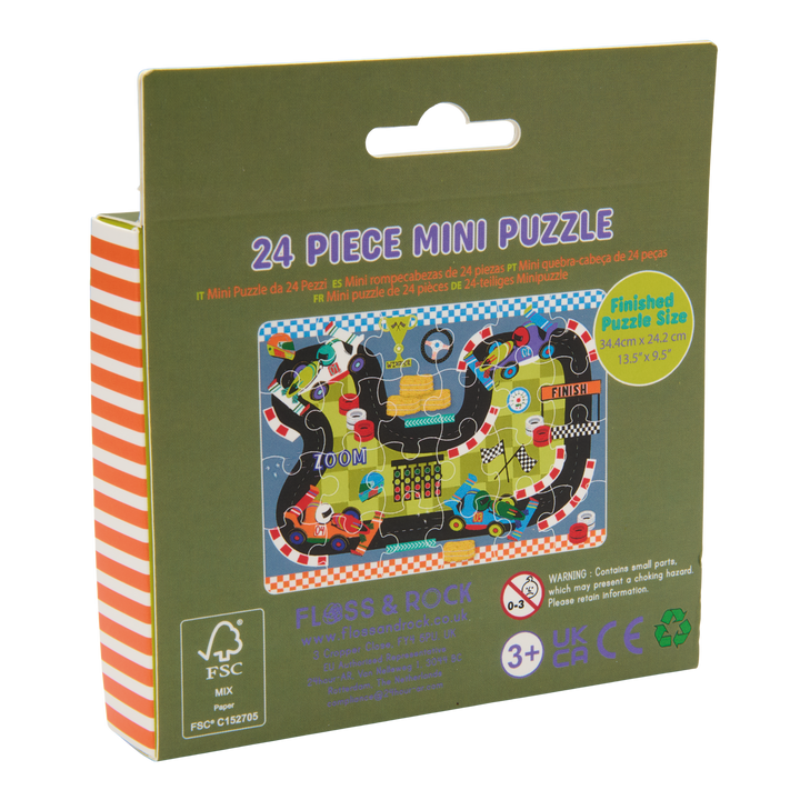 Floss &amp; Rock Mini Puzzle – Cars (24 Piece)