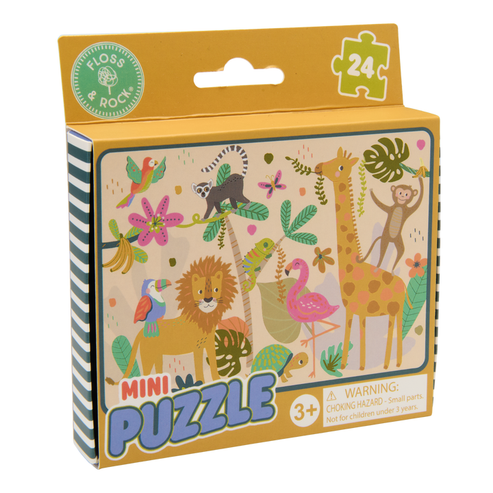 Floss &amp; Rock Mini Puzzle – Jungle (24 Piece)