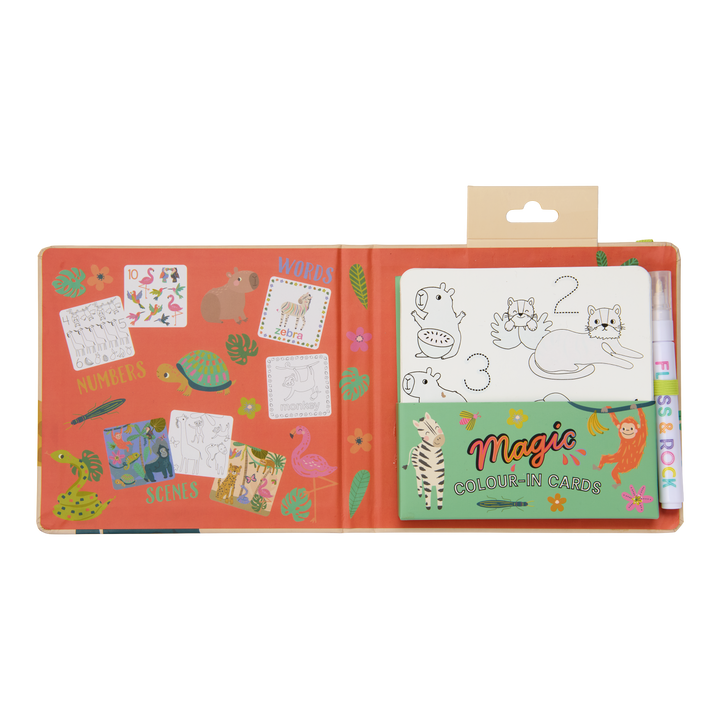Floss &amp; Rock Magic Colour Changing Water Cards – Jungle