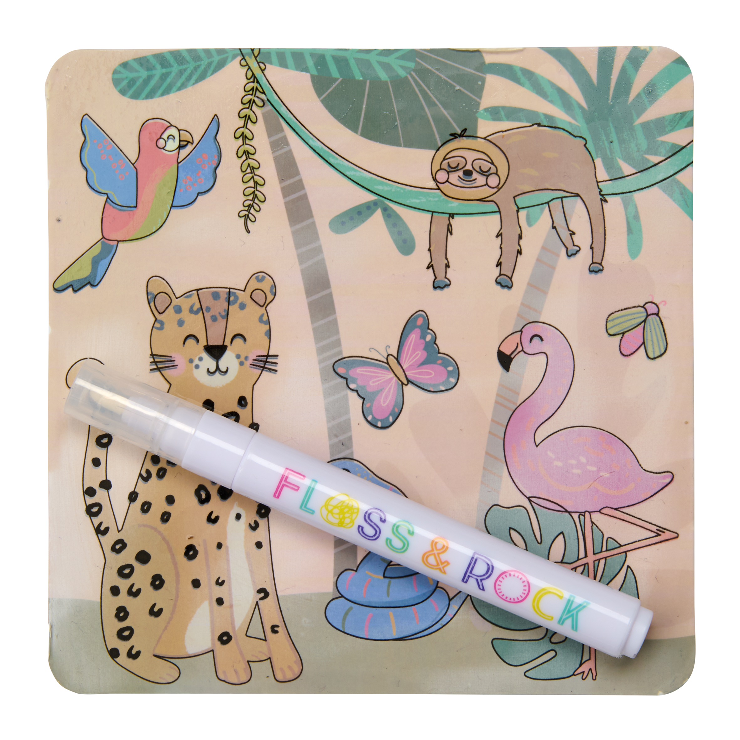 Floss & Rock Magic Colour Changing Water Cards – Jungle