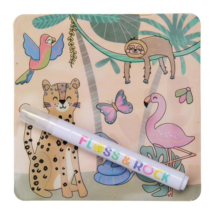Floss &amp; Rock Magic Colour Changing Water Cards – Jungle