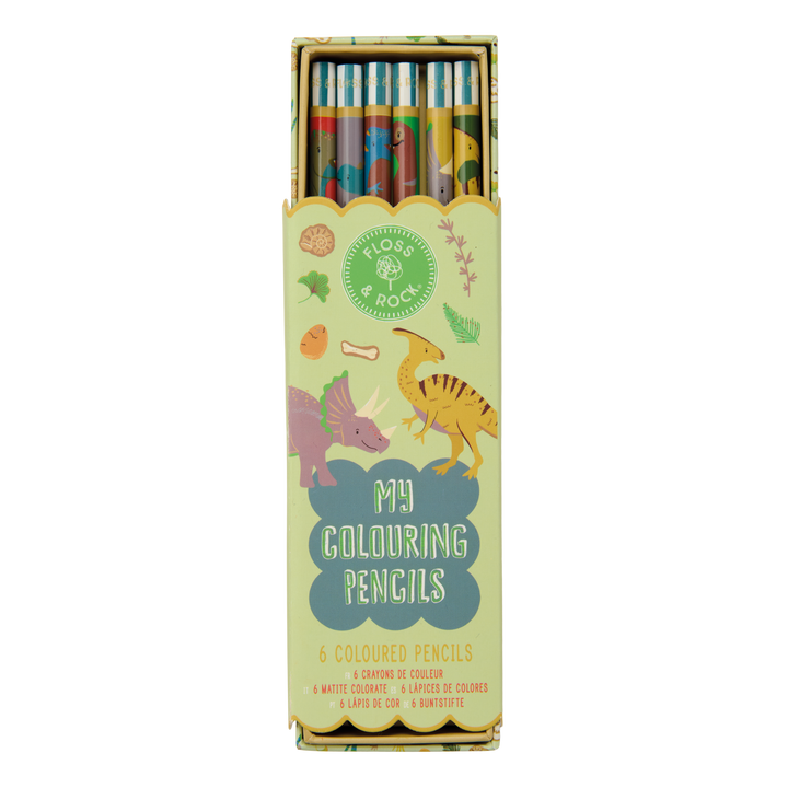 Floss &amp; Rock Colouring Pencils – Dinosaur