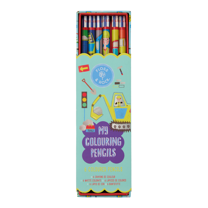 Floss &amp; Rock Colouring Pencils – Construction