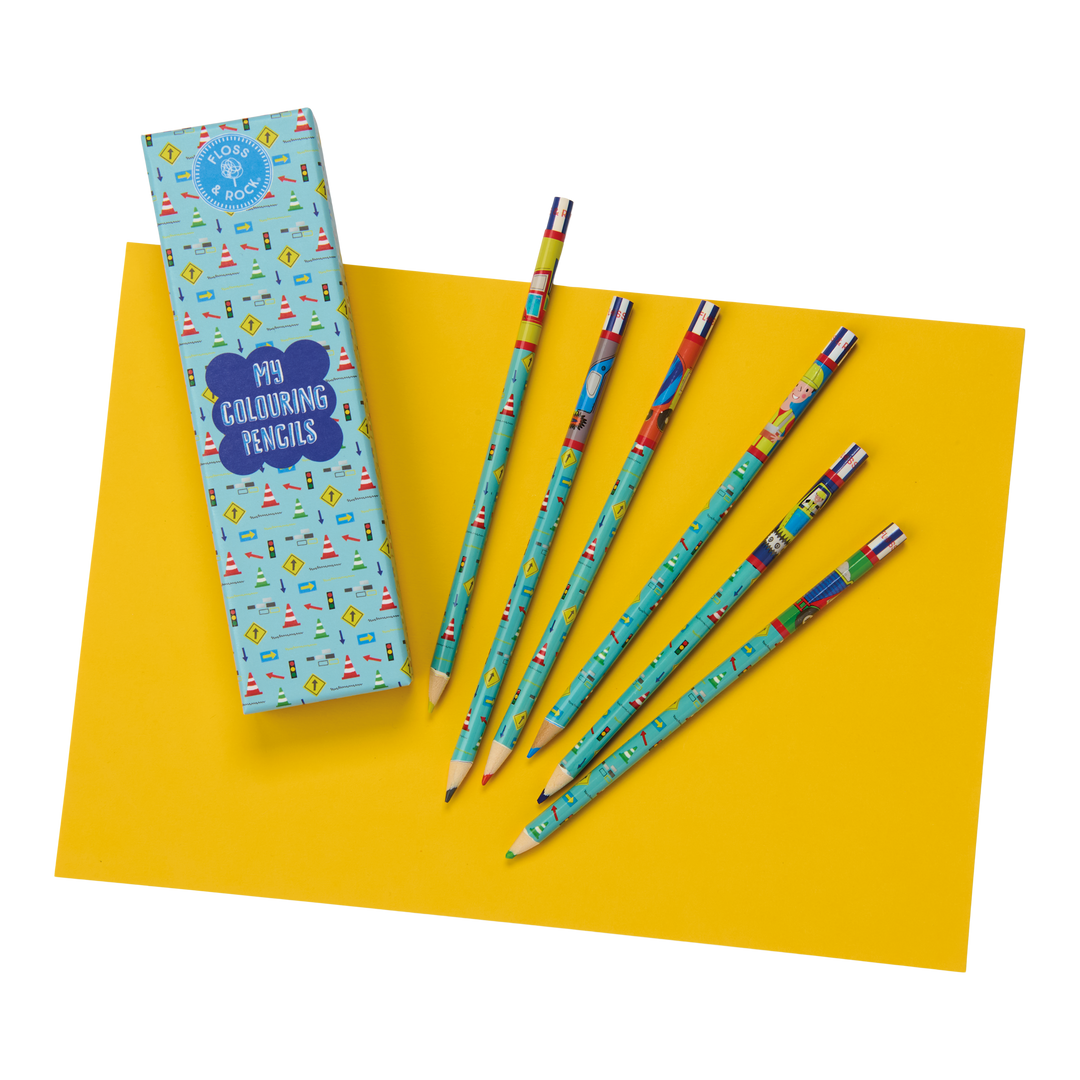 Floss &amp; Rock Colouring Pencils – Construction