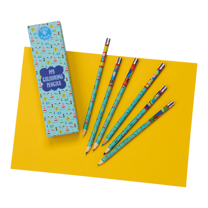 Floss &amp; Rock Colouring Pencils – Construction