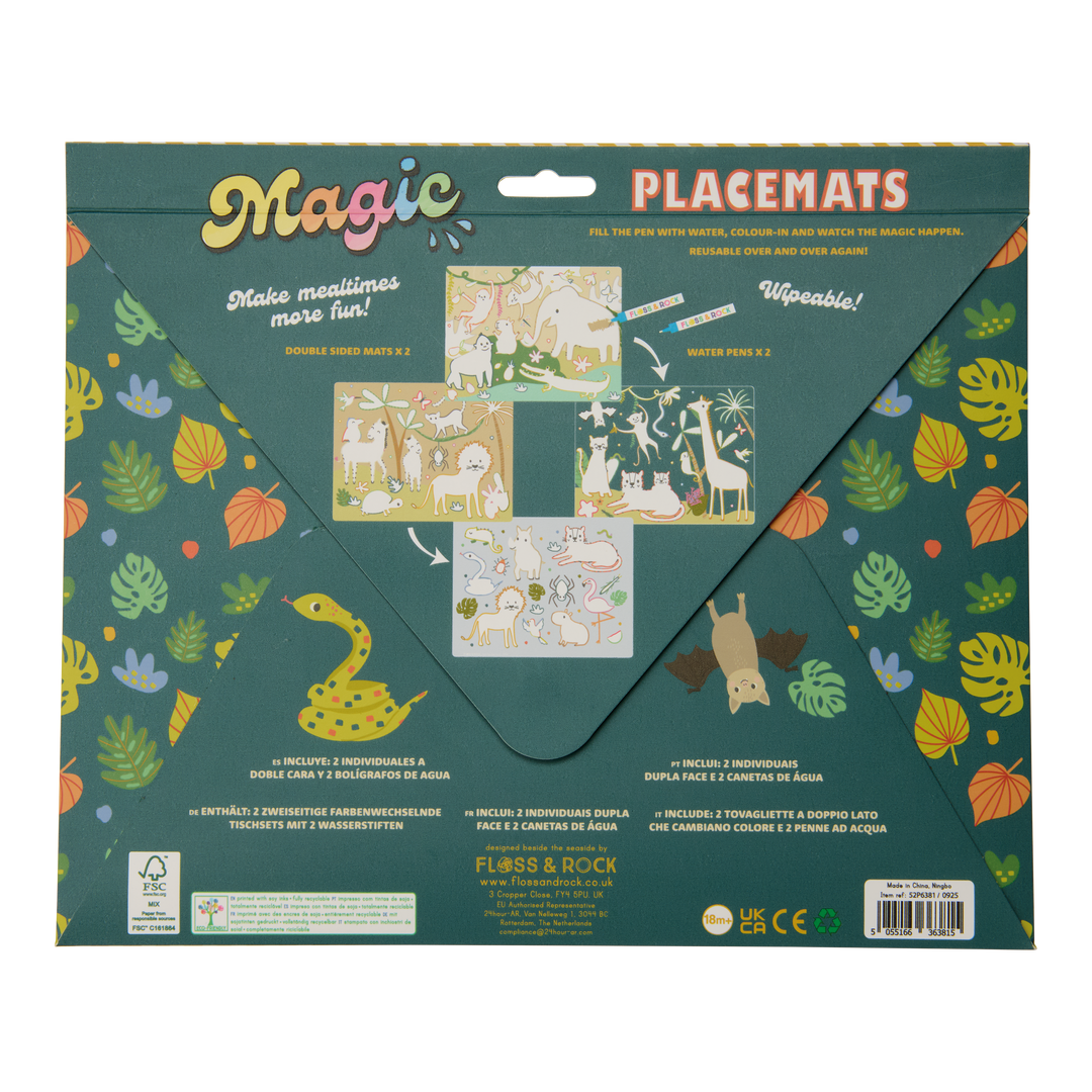 Floss &amp; Rock Magic Water Placemats – Jungle