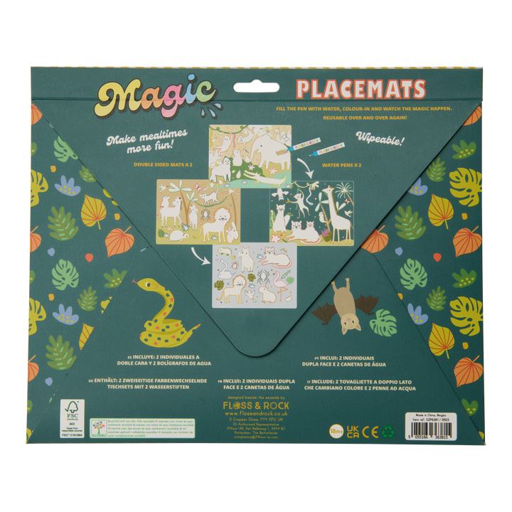 Floss &amp; Rock Magic Water Placemats – Jungle