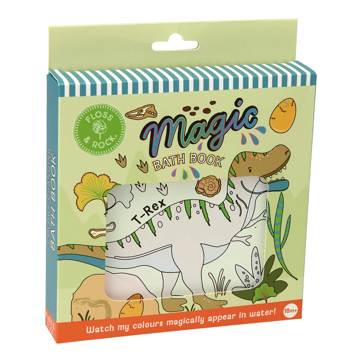 Floss &amp; Rock Magic Bath Book – Dinosaur