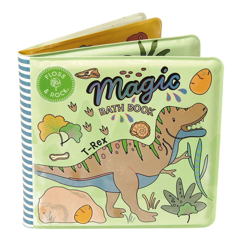 Floss &amp; Rock Magic Bath Book – Dinosaur