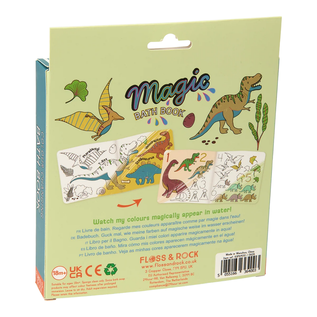 Floss &amp; Rock Magic Bath Book – Dinosaur