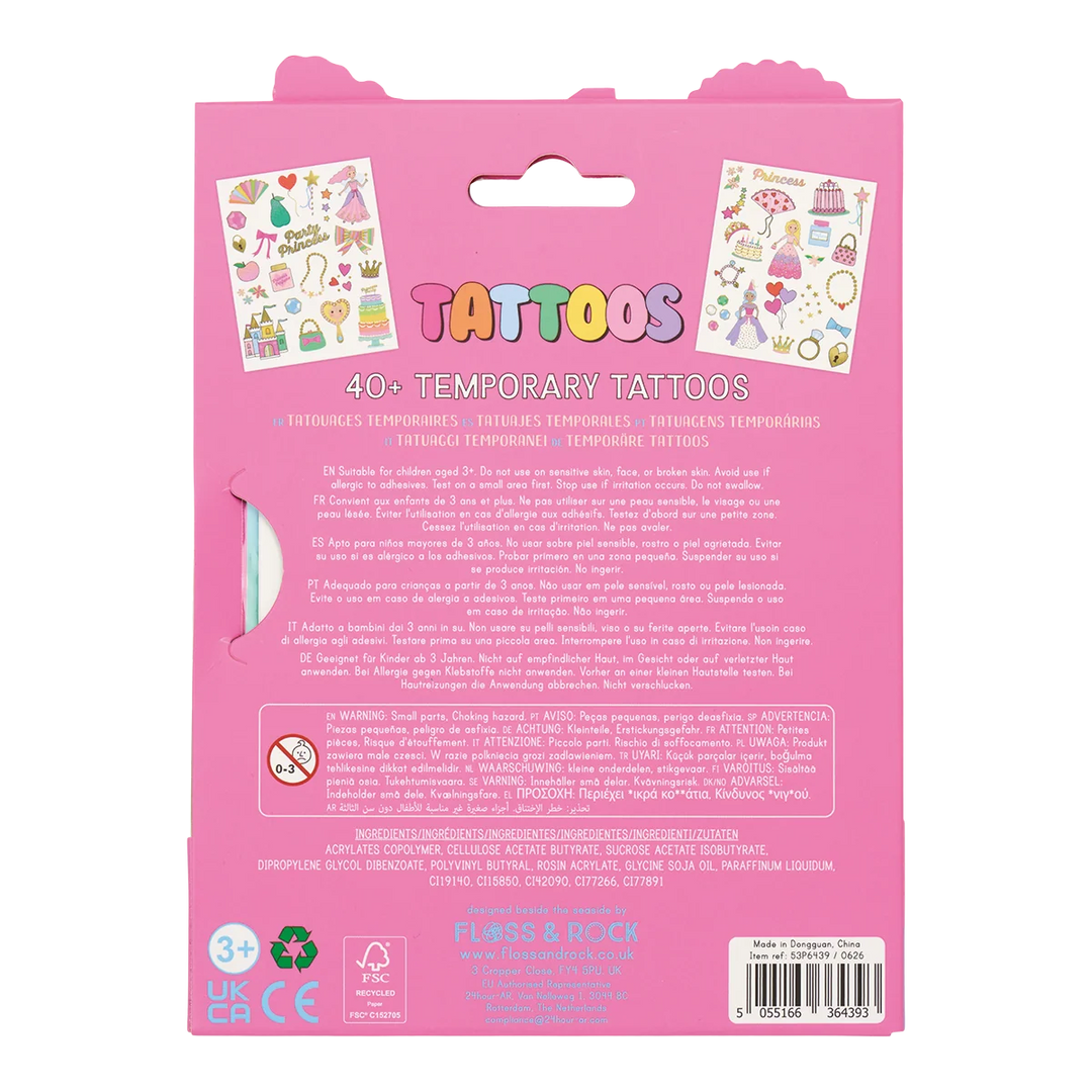 Floss &amp; Rock Temporary Tattoos – Princess