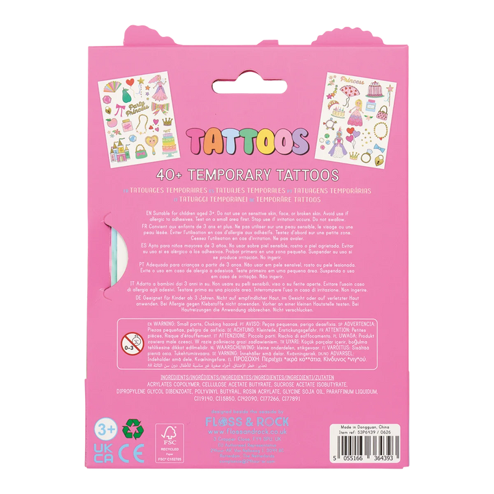Floss &amp; Rock Temporary Tattoos – Princess
