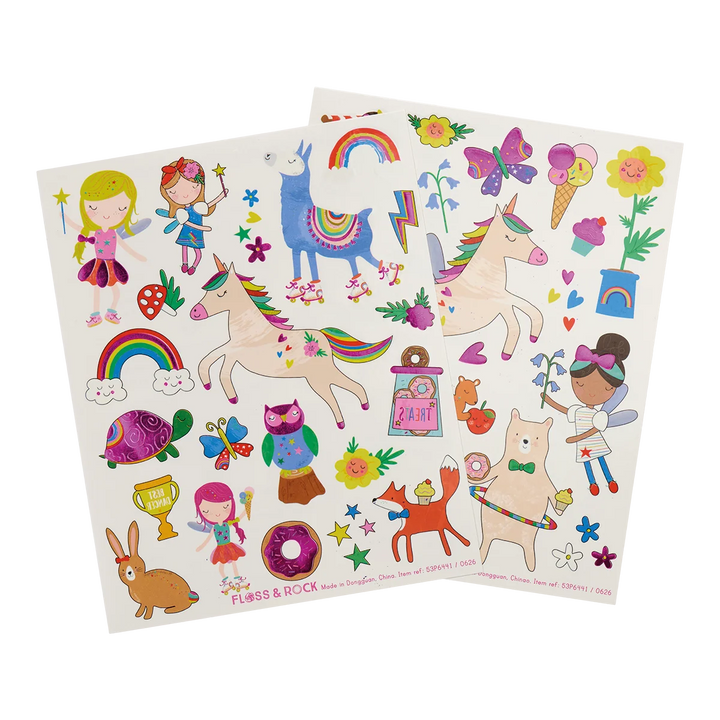 Floss &amp; Rock Temporary Tattoos – Rainbow Fairy