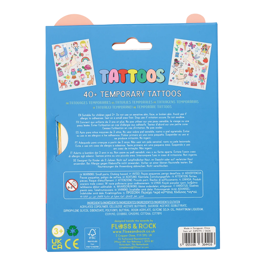 Floss &amp; Rock Temporary Tattoos – Rainbow Fairy