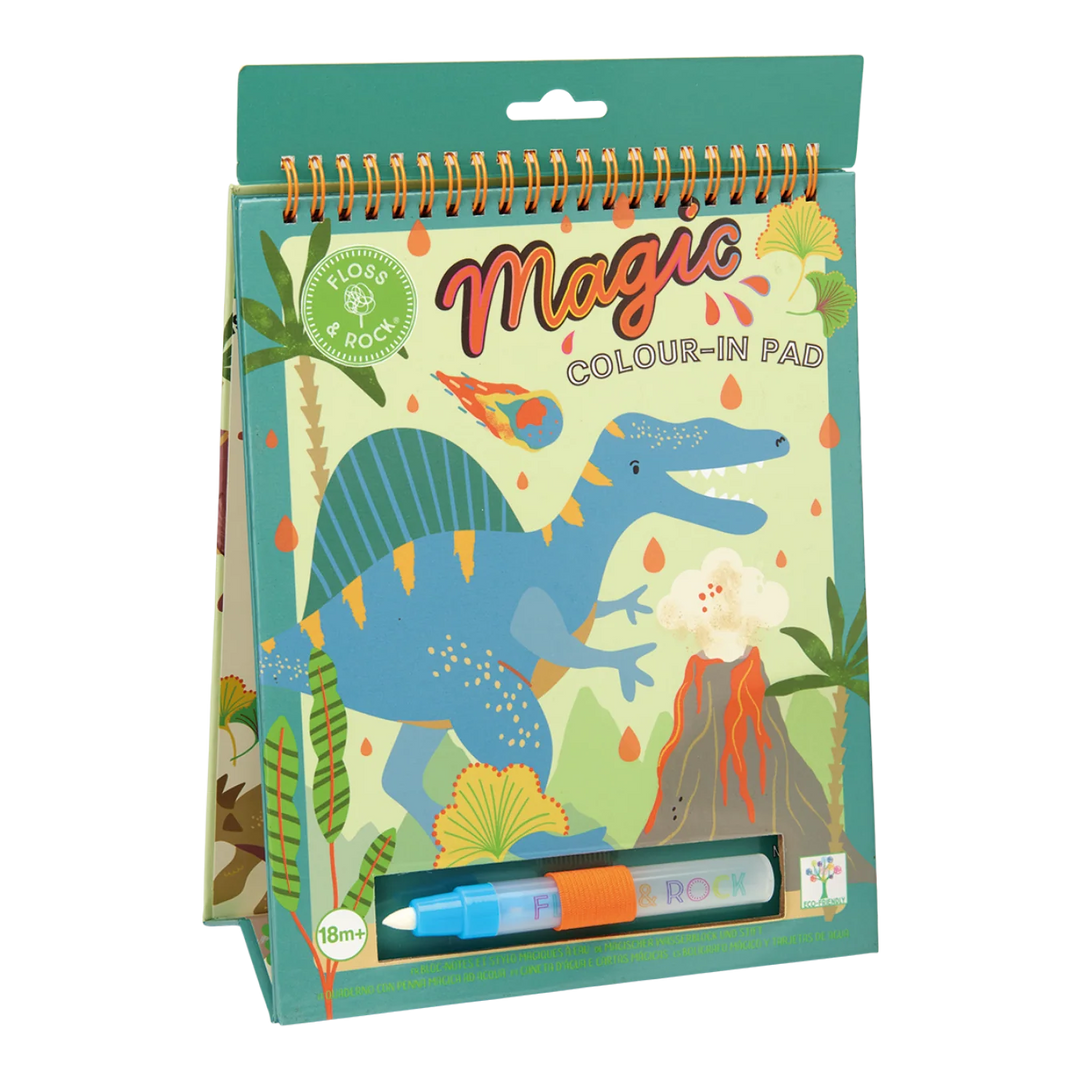 Floss &amp; Rock Magic Colour-In Pad – Dinosaur